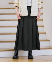 ベルト付プリーツスカート