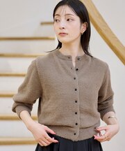ふんわりタッチコンパクトニットカーディガン