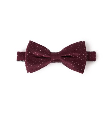 ピンドット柄蝶ネクタイ【ボウタイ】