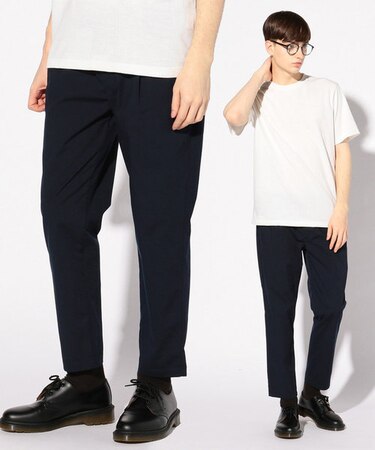 9分丈ベルト付きストレッチイージーパンツ 速乾性 防シワ 接触冷感 【COOL EASY PANTS】