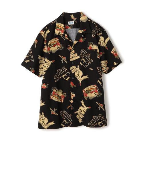 SCHOTT HAWAIAN SHIRT TATTOO｜メンズビギの通販｜&mall（アンドモール