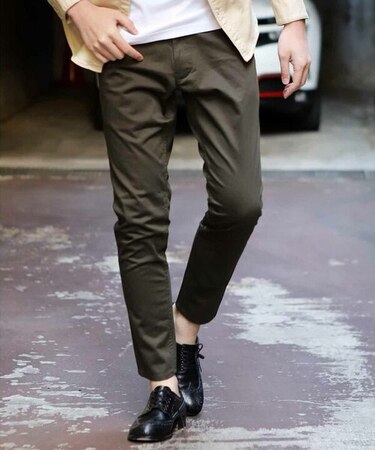 アイスドライストレッチツイルスキニーパンツ