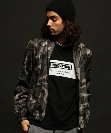 メッシュブルゾン