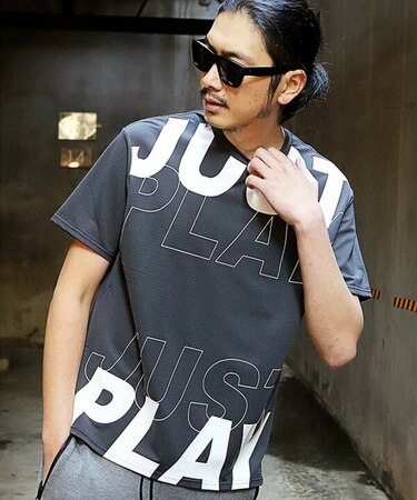 JUST PLAY メッシュTシャツ