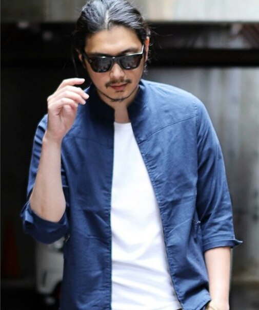 七分袖シャツブルゾン