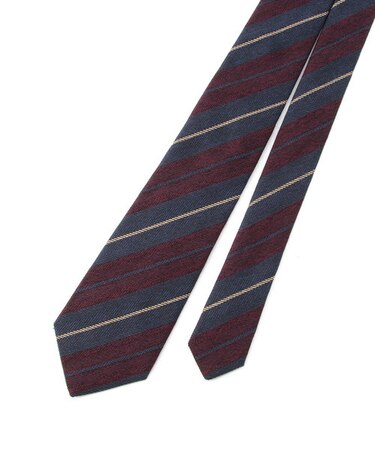 【Classico Seta社】レジメンタルネクタイ