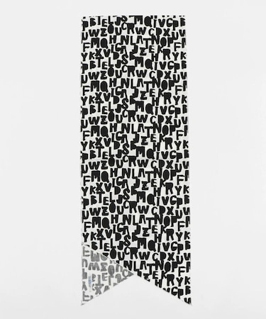 グラフィック柄ストール