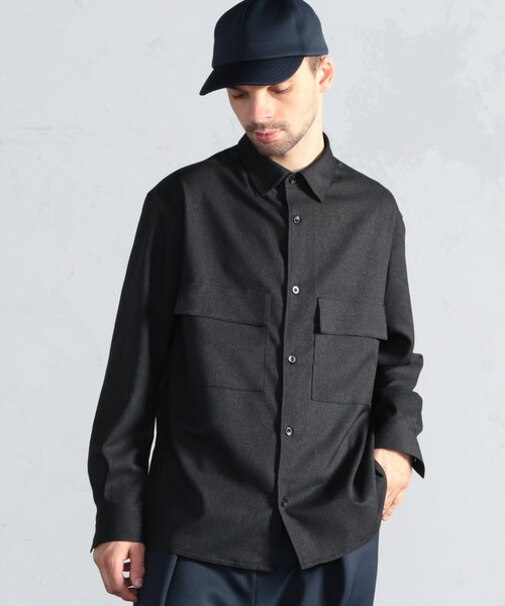 ジャージーCPOシャツブルゾン