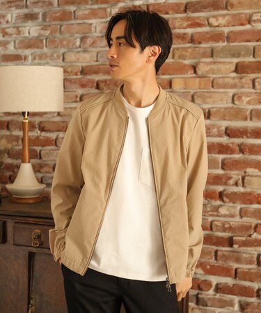 シアサッカーブルゾン