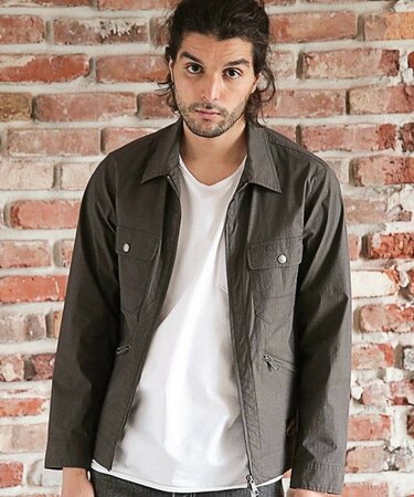 T/Cストレッチブルゾン