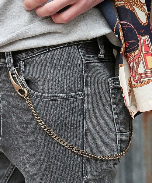 アンティーク加工ウォレットチェーン｜メンズビギの通販｜&mall