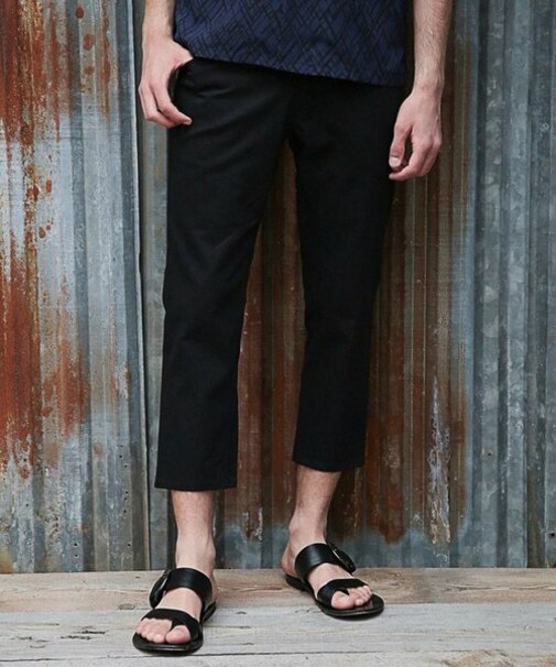 アイスドライストレッチクロップドパンツ