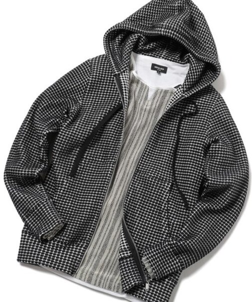 ＜SEA GREEN＞ビッグワッフルパーカー