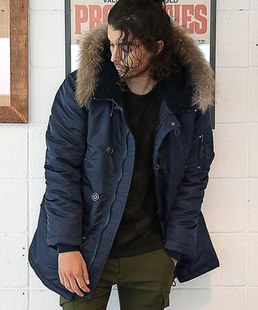 ファー着脱N-3Bブルゾン