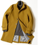 【Bellandi/べランディ】ウールメルトンスタンドカラーコート　fabric made in italy