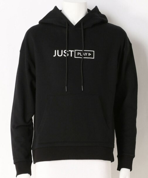 【JUST PLAY】ラバープリント裏毛パーカー