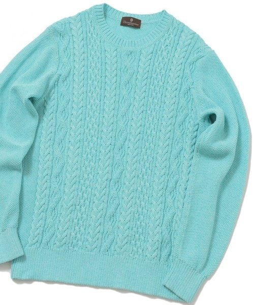 編み込みニットMEN'SBIGI 裾ダメージプルオーバーニット｜メンズファッション通販 MEN'S