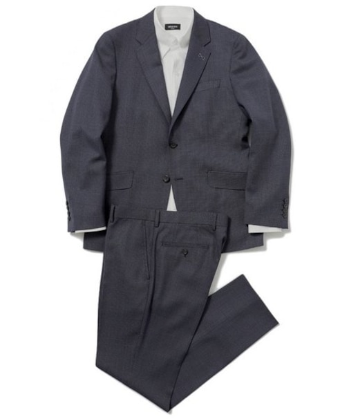 シャドーマイクロチェックスーツ