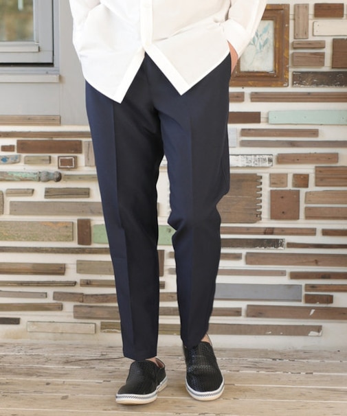 【セットアップ対応】トロピカルマテリアル スリムイージーパンツ