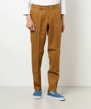 コットン×リネン ブッチャーパンツ　made in japan