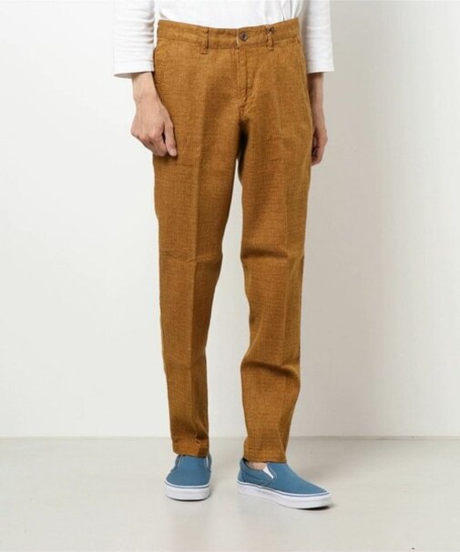 コットン×リネン ブッチャーパンツ　made in japan