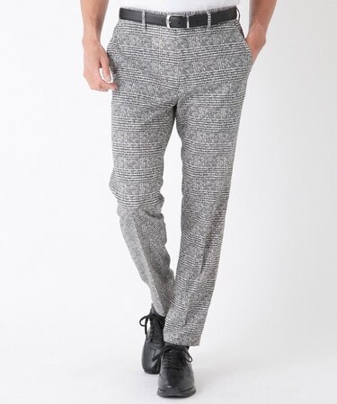 楊流シャンブレーサマーストレッチイージーパンツ