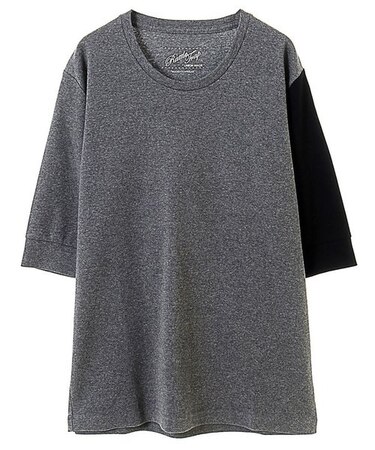 スパンフライス5分丈Tシャツ