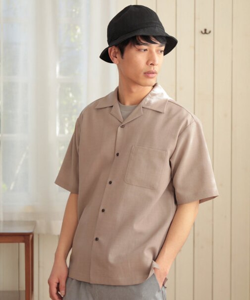 【セットアップ対応】【AIR LIGHT -Flux version-】オープンカラーシャツ