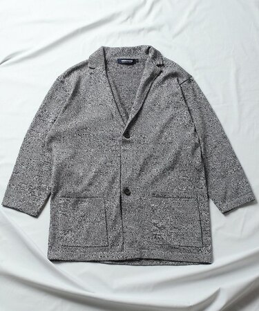 /ウォッシャブル/7分袖/ニットジャケット