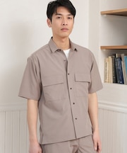 【セットアップ対応】【AIR LIGHT -Active version-】半袖CPOレギュラーカラーシャツ