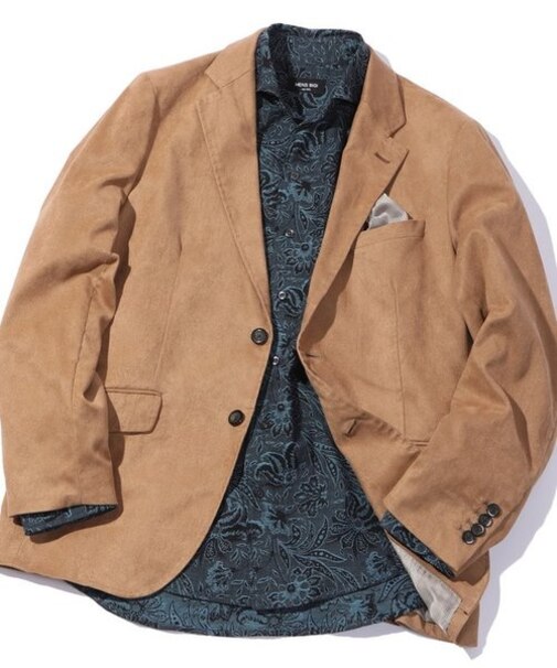 コマスエードストレッチジャケット【セットアップ対応】