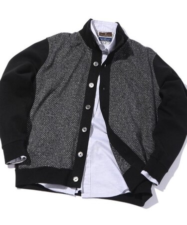 【PANIFICIO ROMA】ツーディー圧縮ジャージカーディガン