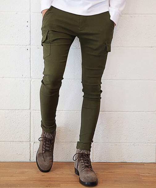 ハイパーストレッチスリムカーゴパンツ