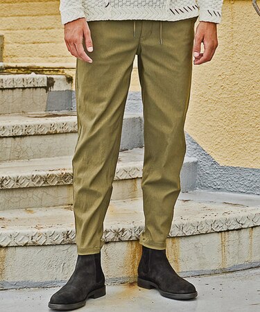 <Safari12月号掲載>ガムストレッチスリムテーパードパンツ