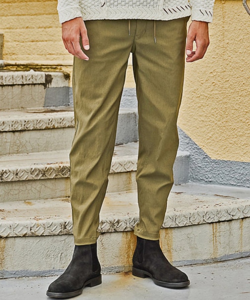 <Safari12月号掲載>ガムストレッチスリムテーパードパンツ