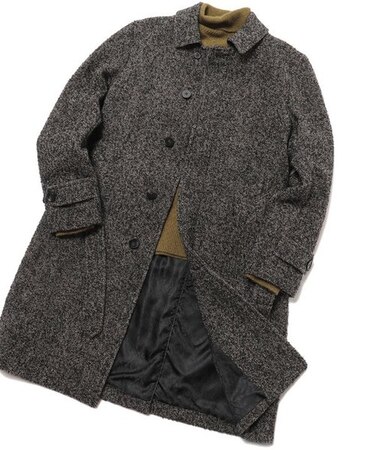 【MARINI&CECCONI/マリーニ＆チェッコーニ】ツィードベルテッドコート made in japan