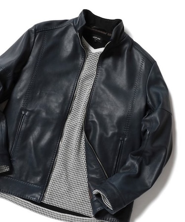 ラムレザークロームタンニングジャケット
