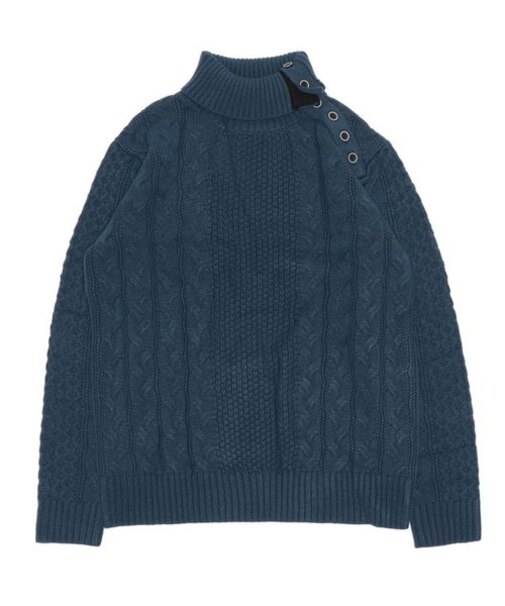 ドクターネックケーブルニット