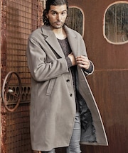 中空糸メルトンチェスターコート