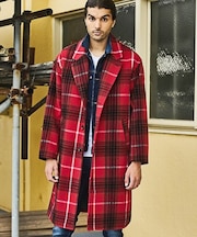 中空糸メルトンチェスターコート