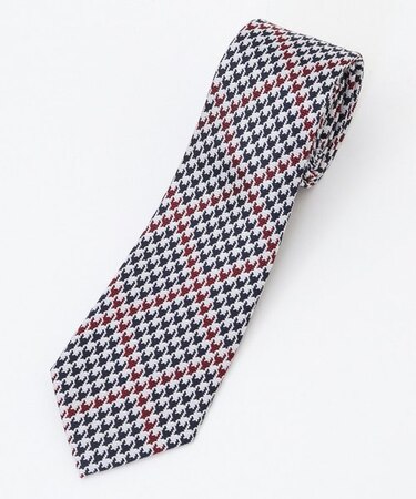 千鳥格子ウィンドーチェック柄ネクタイ