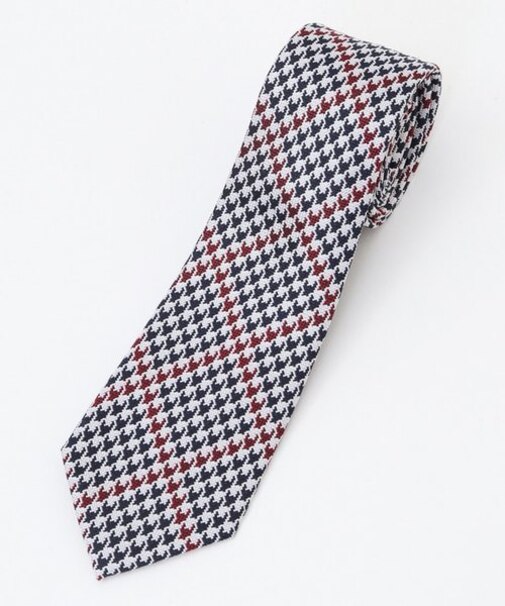 千鳥格子ウィンドーチェック柄ネクタイ