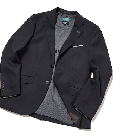 【ACTIVE TAILOR】ミックスヤーン/ホップサックジャケット＜セットアップ・スリーピース対応＞