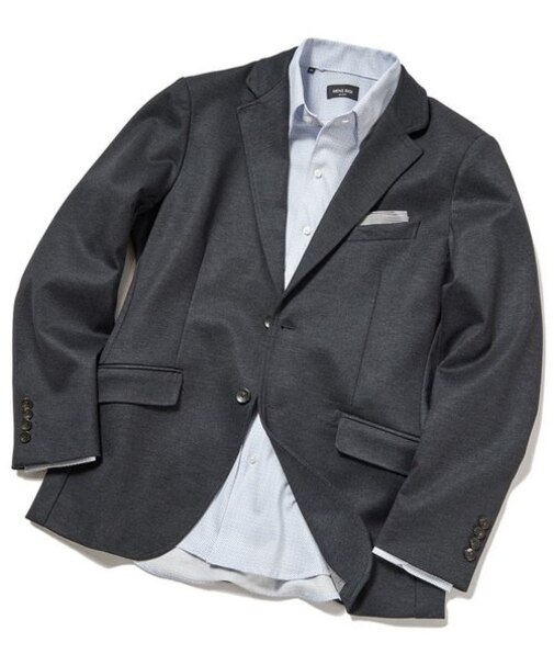 【ACTIVE TAILOR】エクストラTRジャージヘリンボーンプリントジャケット＜セットアップ対応＞