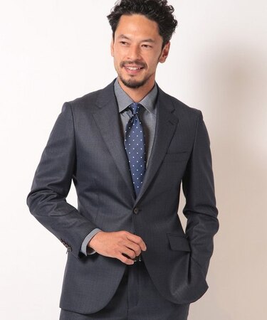 ブライトシャドーストライプススーツセットアップ