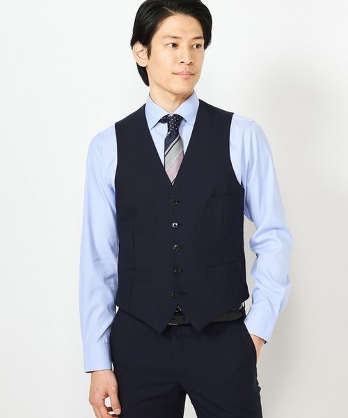 シャドーチェックスーツベスト/別売りスーツあり｜メンズビギの通販