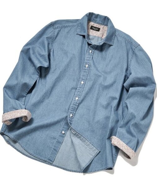 【Carlo Bassetti】デニムインディゴシャツ