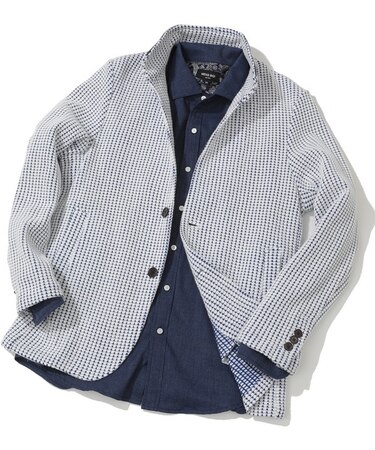 オニワッフルスタンドカラージャケット