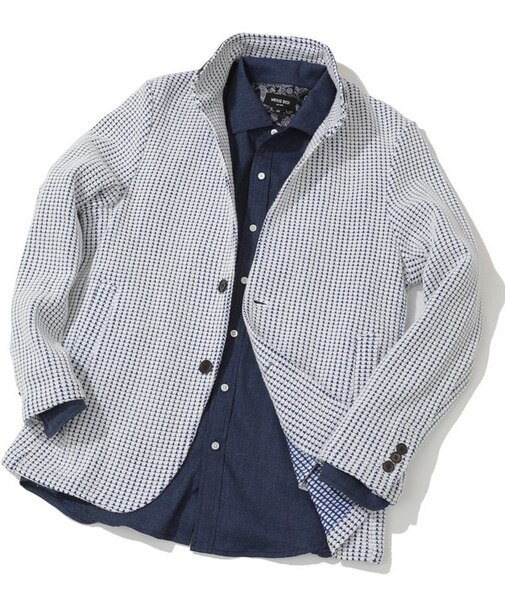 オニワッフルスタンドカラージャケット