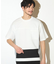 ポリエステルポンチ×梨地クルーネックTシャツ
